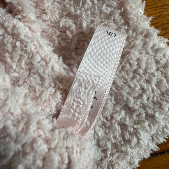 SKIMS Kim Kardashian Fuzzy Crop Tank Top Women L/XL Pink Cream Cute Fairy Kidcor - Picture 4 of 7